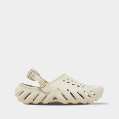 Crocs Echo Clog Stucco арт. 207937 / Крокс Ехо бежеві Сабо