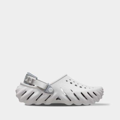 Crocs Echo Clog Atmosphere арт. 207937 / Крокс Ехо сірі Сабо