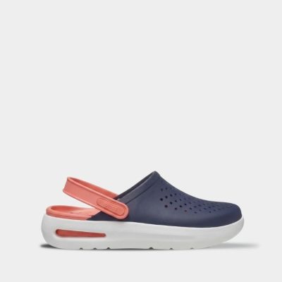 Crocs LiteRide InMotion Navy/Melon арт. 209964 / Крокс Лайтрайд Інмоушн Сабо Сині