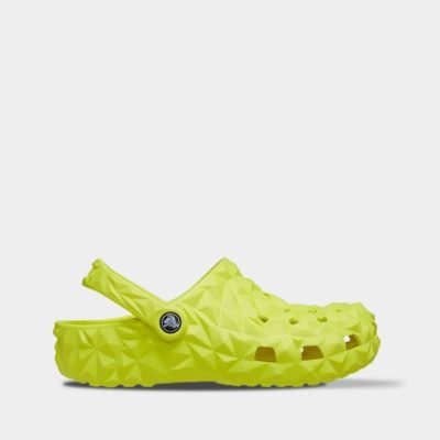 Crocs Classic Geometric Clog Acidity арт. 209563 / Крокс Класік Геометрік Сабо Жовті